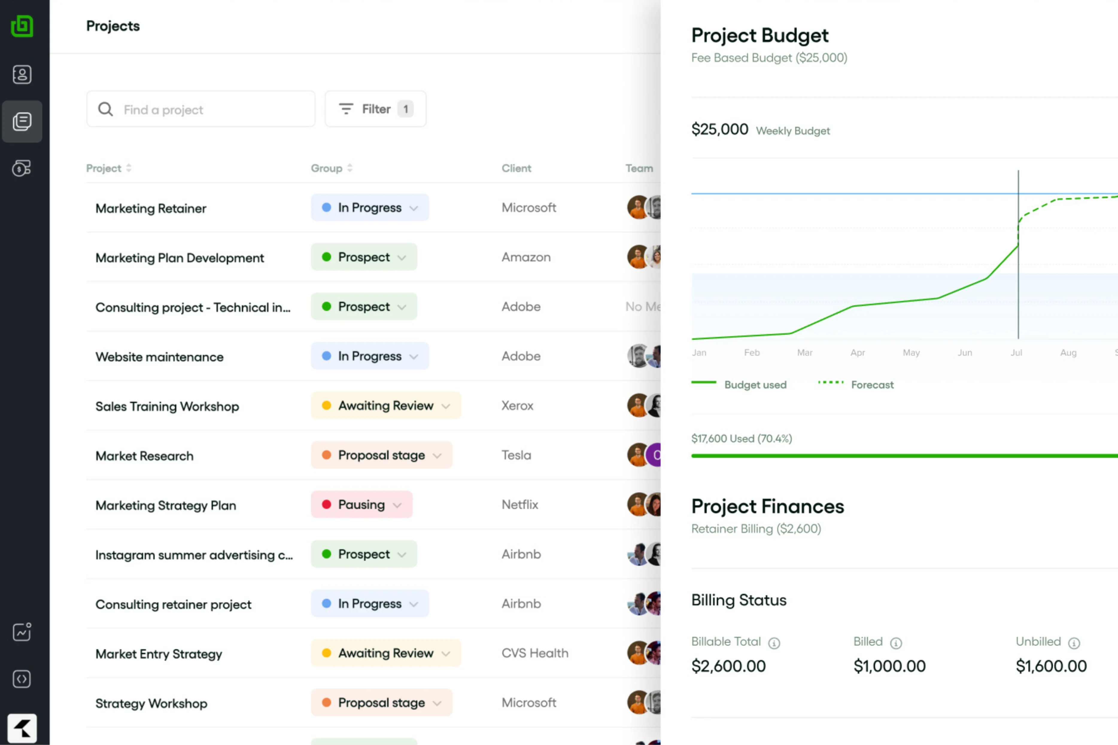 BONSAI business management software